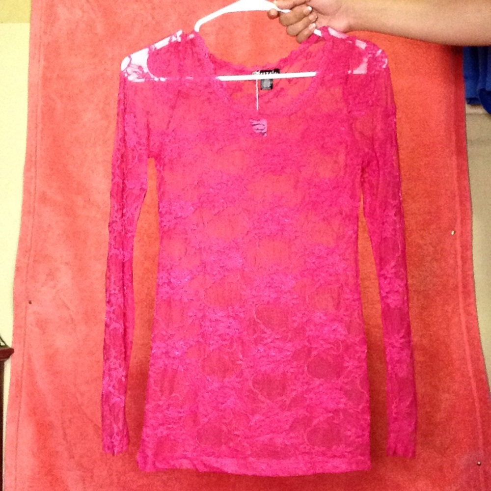 Burnout long sleeve shirt